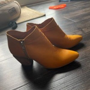 Gold/Orange Miz Mooz Booties
